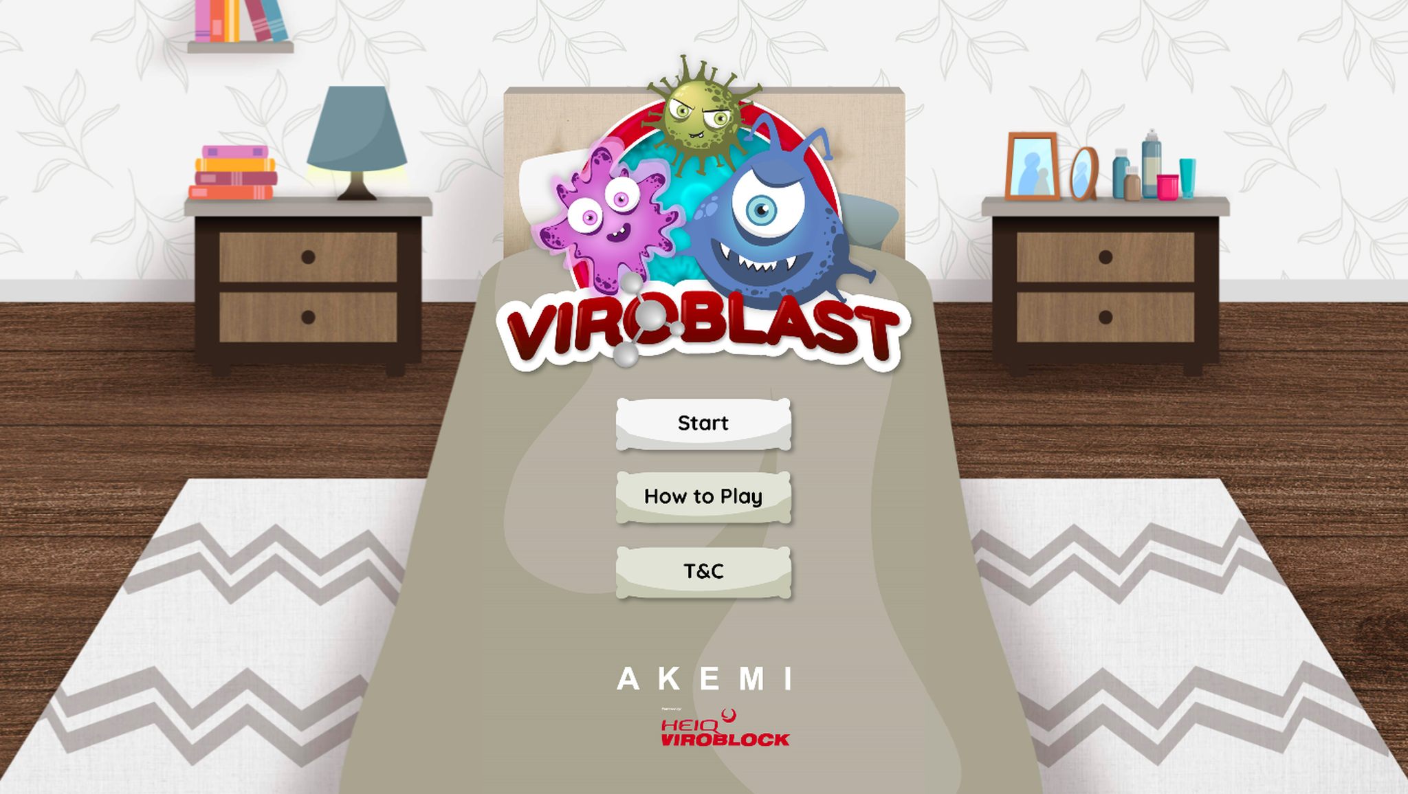 Play Viroblast Game and Join AKEMI to Fight against Bacteria and Viruses!