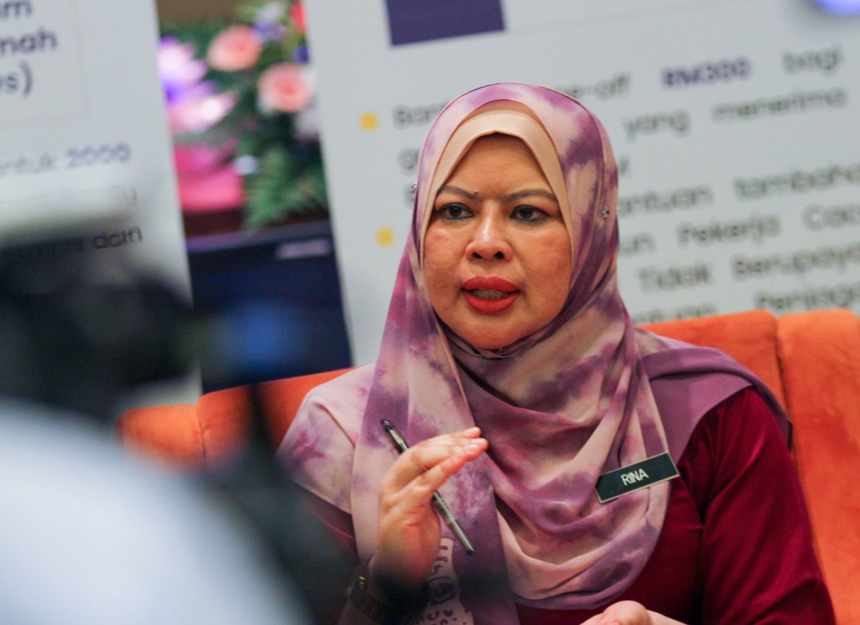 datuk seri rina harun about childcare and day-care centres