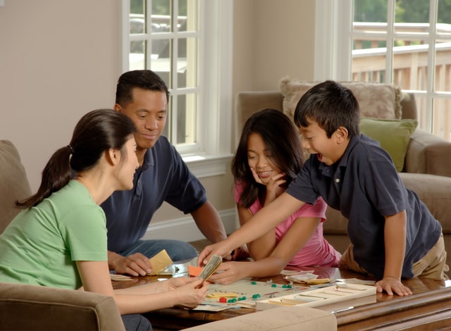Family bonding nights can be exciting with playing monopoly