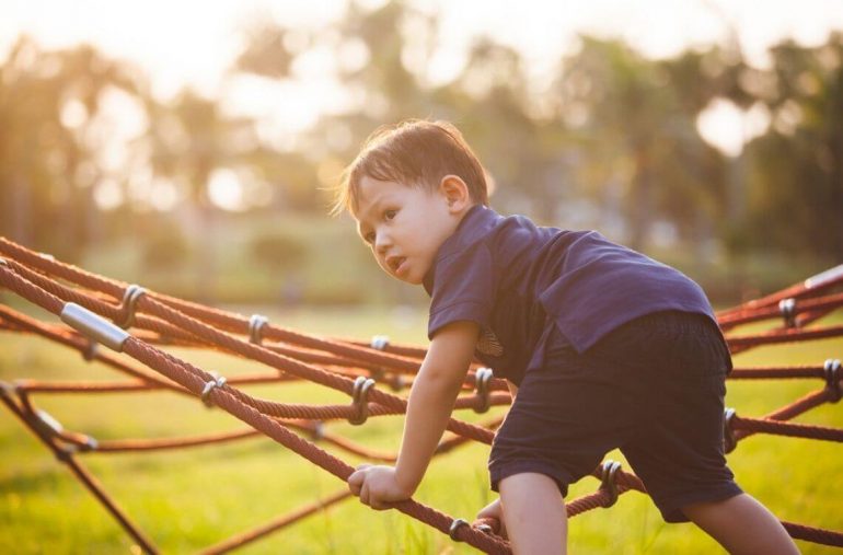 kid playing