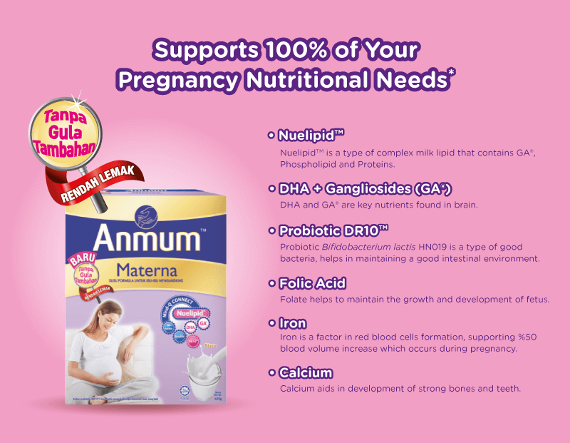 Anmum Materna benefits