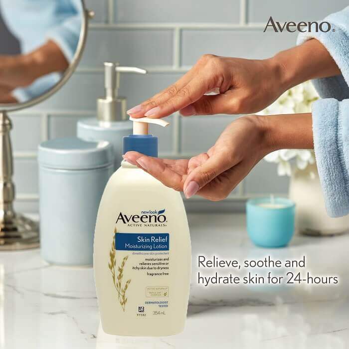 Aveeno Lotion contains natural ingredients