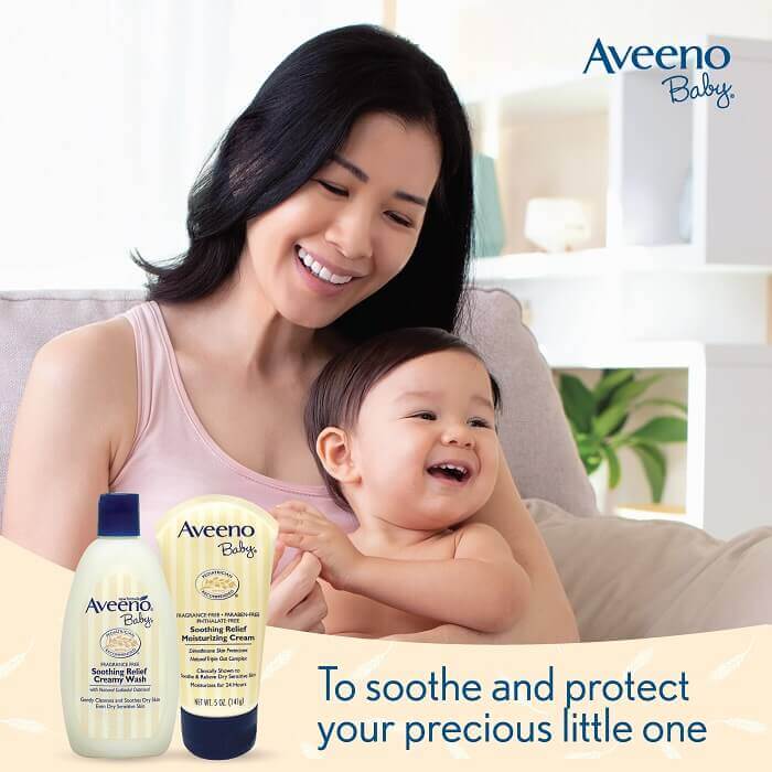 Aveeno Baby contains natural ingredients