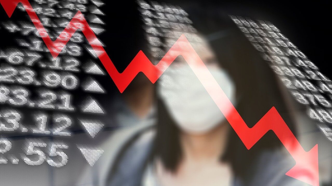 Woman Looking At Stock Prices