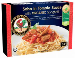 Saba In Tomato Sauce With Organic Spaghetti 250g