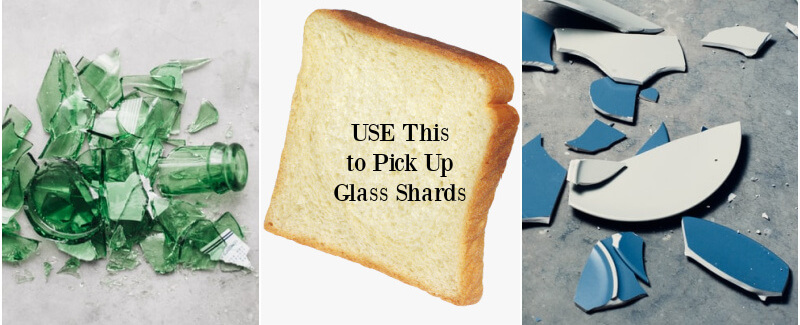 Household hack: Broke something? Don’t worry. Use bread to safely mop up shards. (Image Credit: Chuttersnap on Unsplash.com)