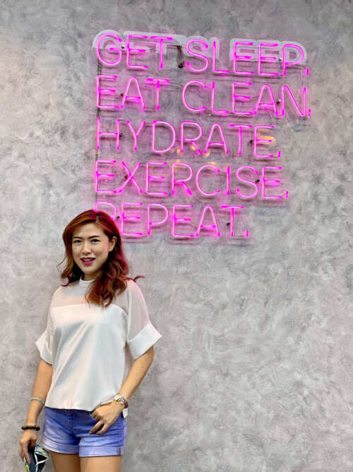 From living a corporate life at a multinational technology company in KLCC, Anabelle now dials back to being an advocate of all things healthy. 