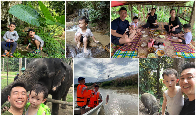 To appreciate the splendour of the natural environment, CK Changr always gives his family back-to-basics, nature-filled experiences. 