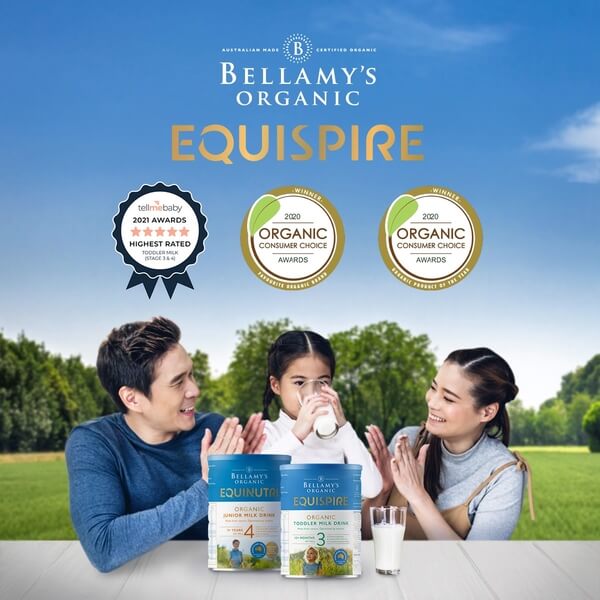 Bellamy’s Organic EQUISPIRE Toddler Milk Drink Step 3, organic milk for toddler