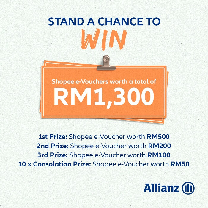 Shopee Vouchers for Allianz Malaysia PreciousCover