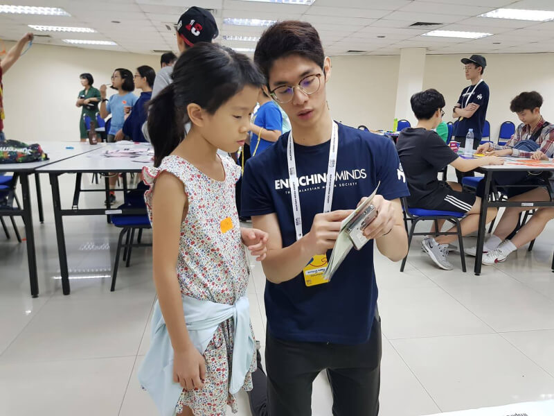 Volunteers helping out at the Julia Robinson Math Festival 2019 organised by the Mensa International Gifted Youth Committee 2019 (Image Credit: Malaysian Mensa Society)