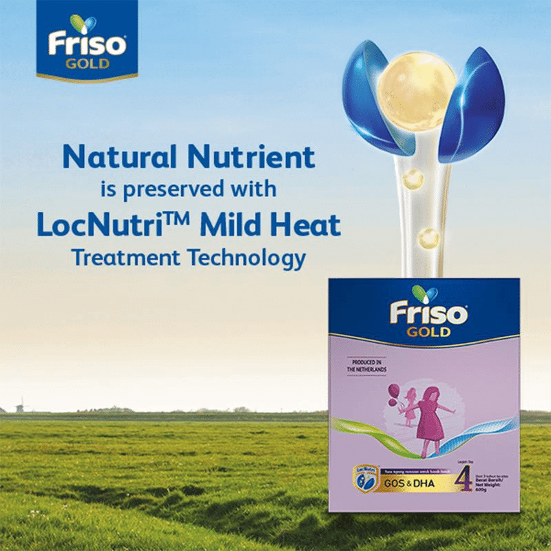 Friso Gold products are processed with LocNutri™ Technology
