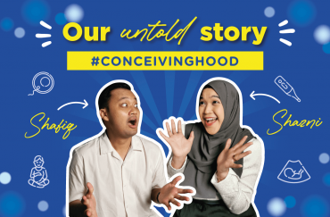 Syazni and Shafiq're here to talk about their conceiving journey.