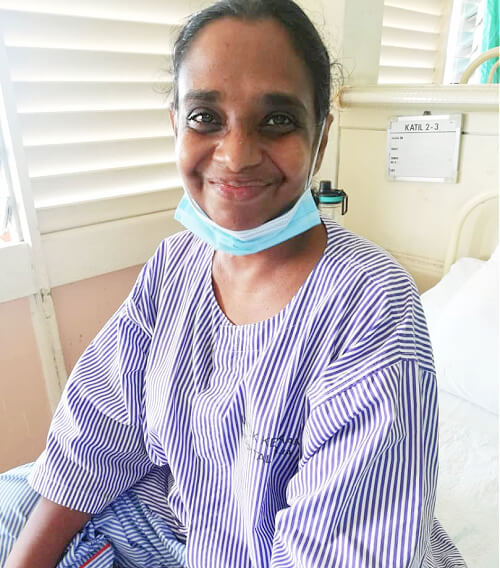 Radha got well from pneumonia after three weeks in hospital but that good news was shortlived as the cancer had now spread to her lungs and liver.