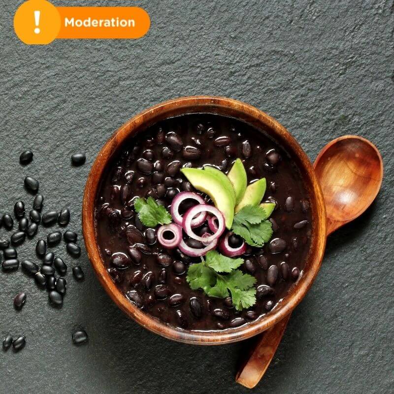 black bean is healthy legumes to eat during pregnancy