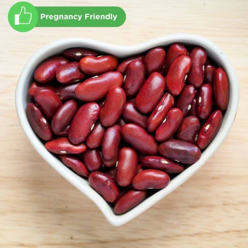 red beans are healthy to eat during pregnancy