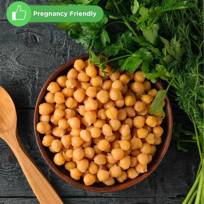 chickpeas are healthy to eat during pregnancy