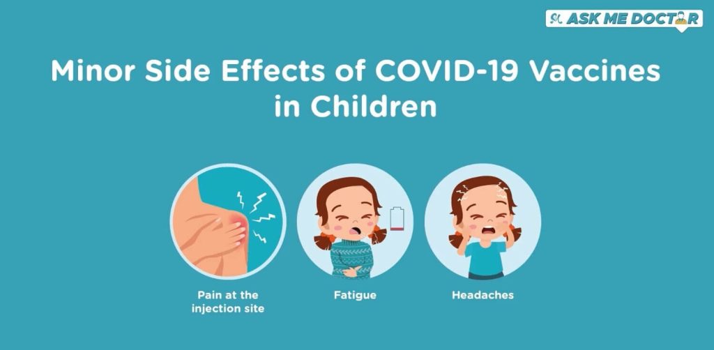 minor side effects of COVID-19 vaccine 