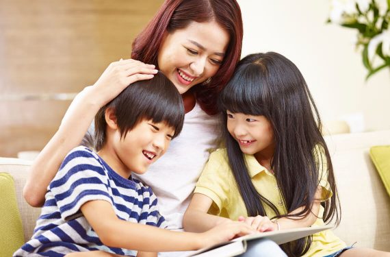 mother-reading-with-children