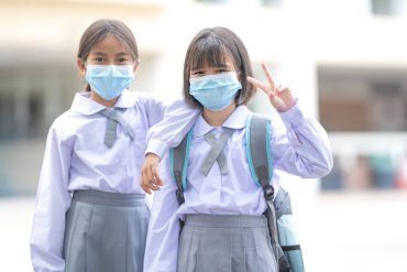 Kids returning to school during the pandemic