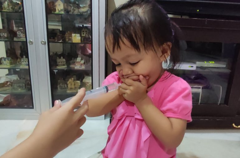 toddler refused to eat medicine