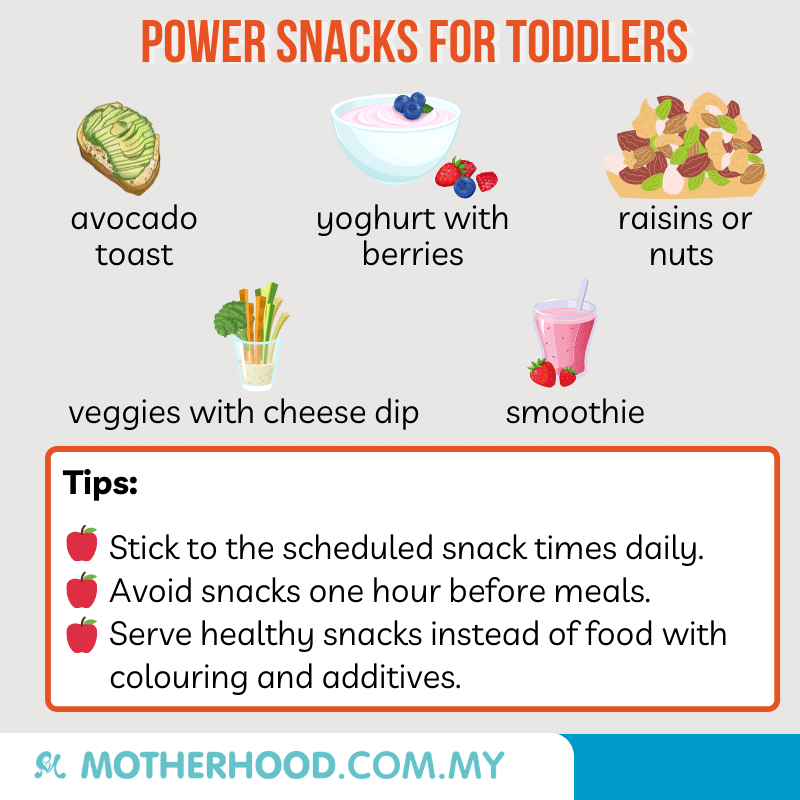 This infographic shares about healthy snacks for kids.