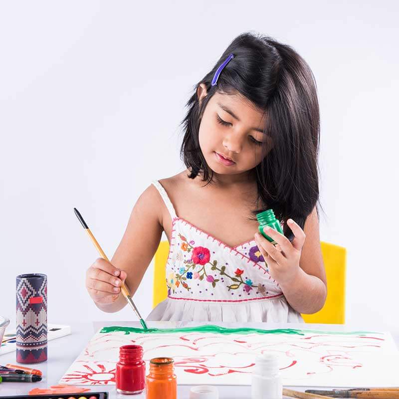 child-painting