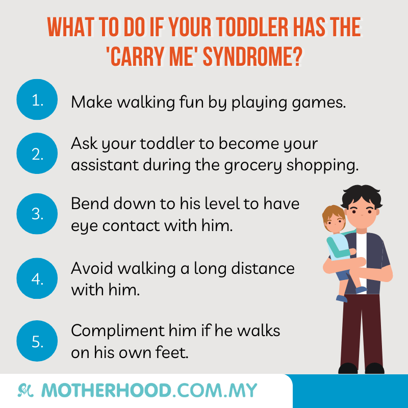 This infographic shares what you can do when your toddler always begs you to hug him.