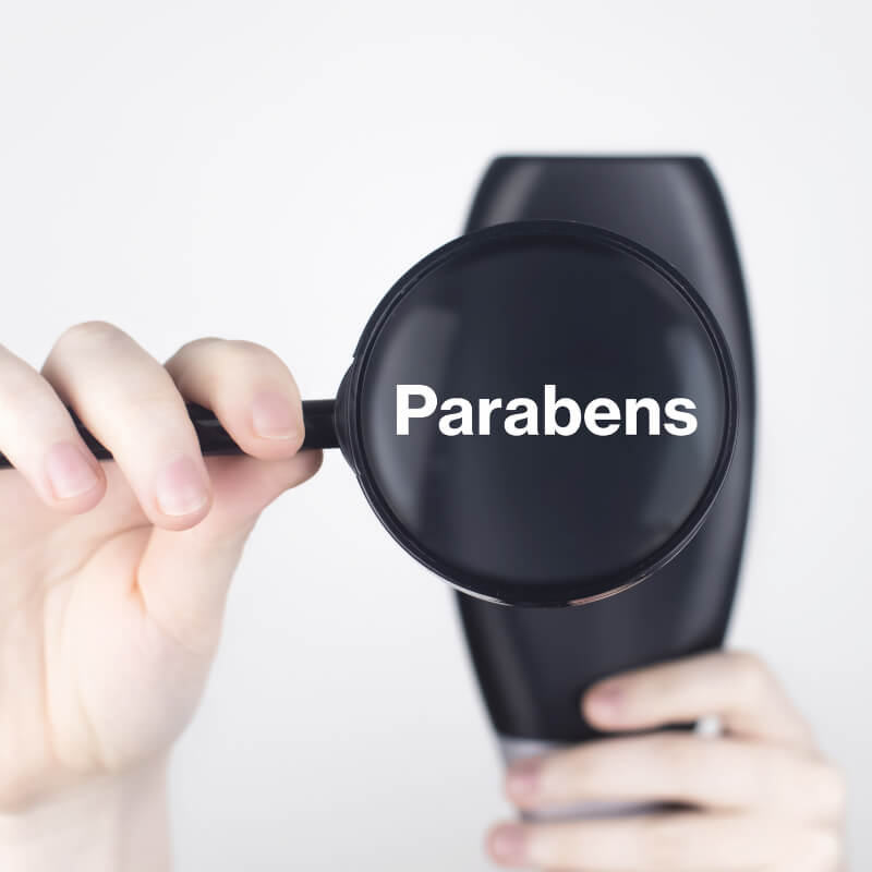 Looking at skincare labels for parabens