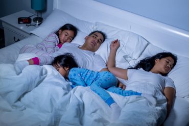 Family co-sleeping