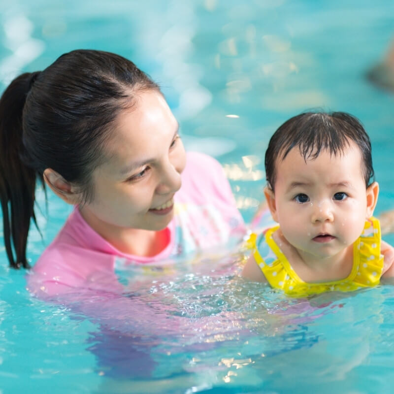 baby swim lesson