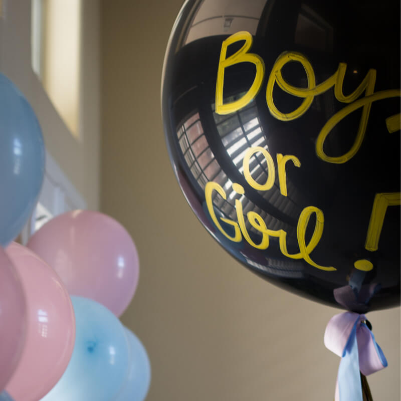 Balloon to reveal baby's gender