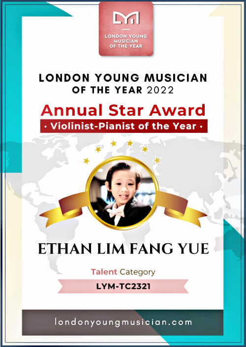 London Young Musician of the Year 2022 ─ Ethan Lim Fang Yue