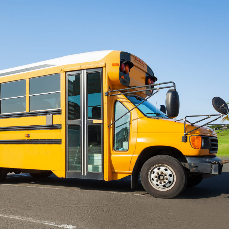 School bus for school run