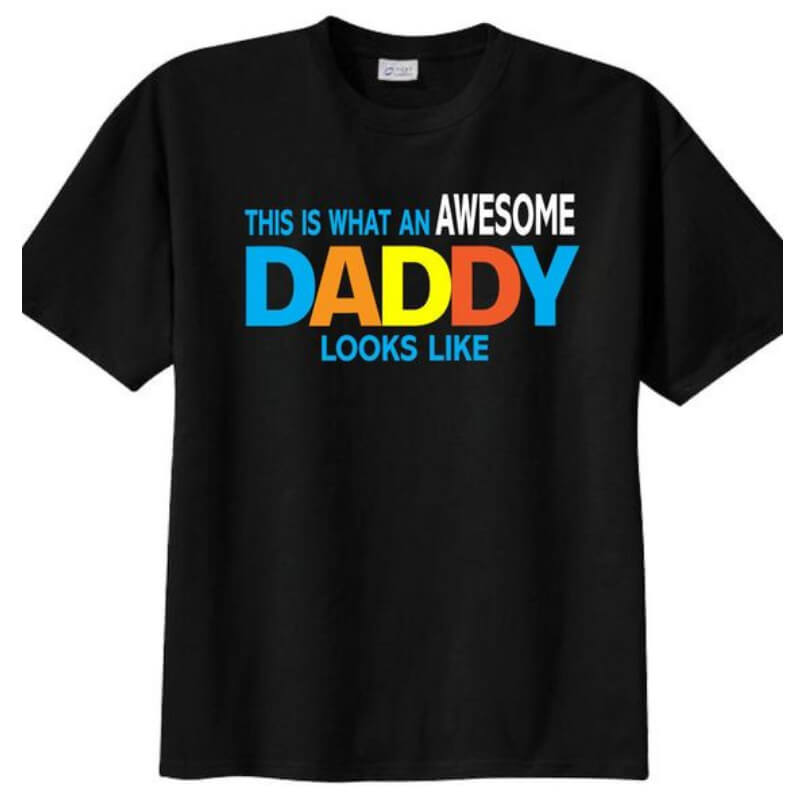 Printed daddy shirt