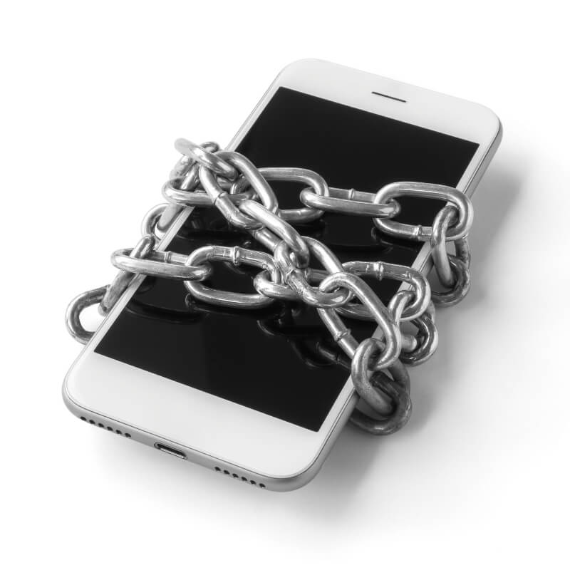 Chained phone