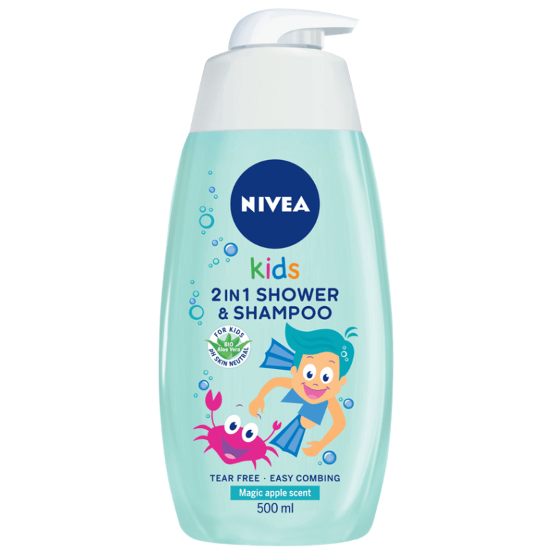 Nivea Kids 2 in 1 Shower & Shampoo – Magic Apple