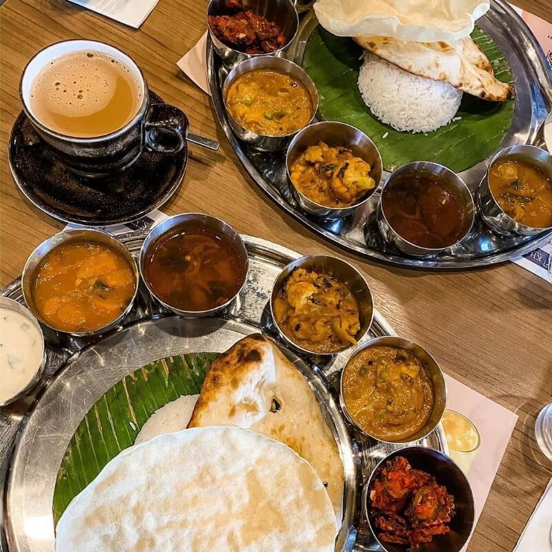 Bangsar South restaurants Khan's Indian Cuisine Thali set