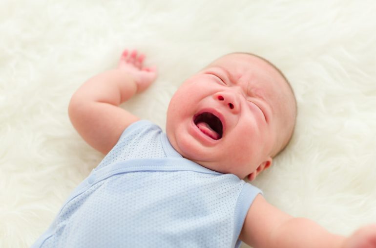 A baby on Cry it Out method