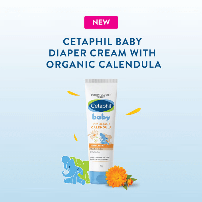 cetaphil baby diaper cream with organic calendula