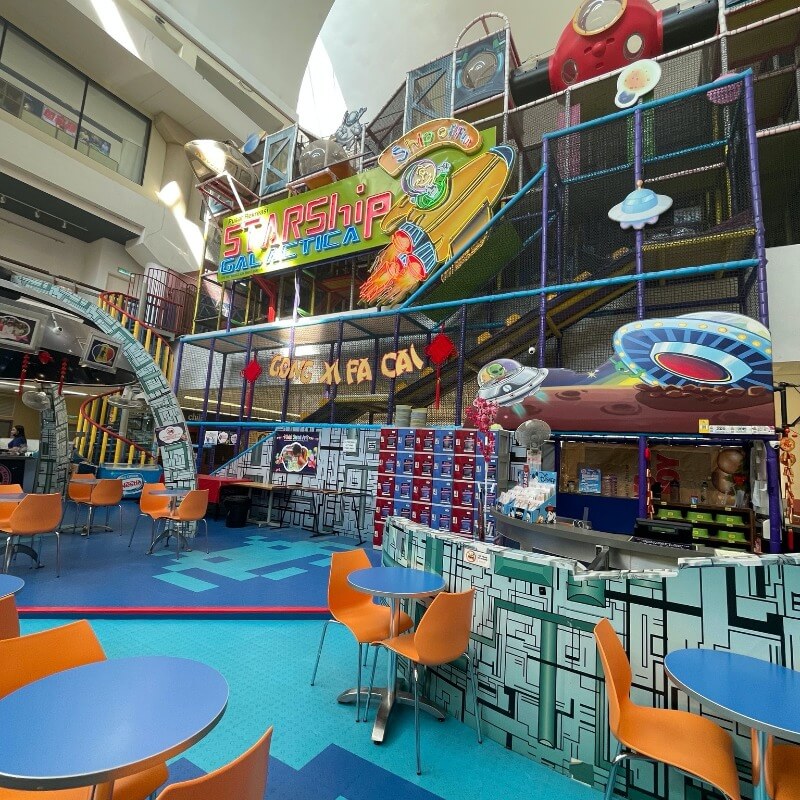 Indoor playground for kids Starship Galactica facilities