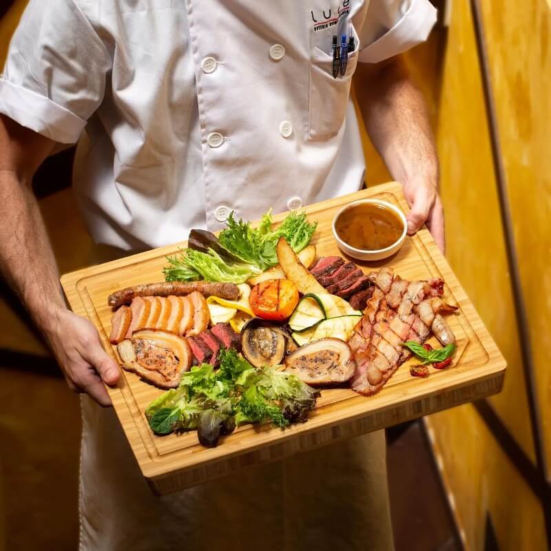 Appetizer platter by Luce Osteria
