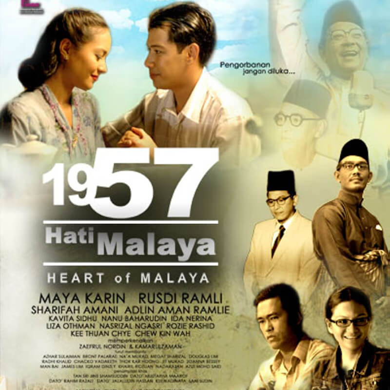 Independence Movies 1957 Hati Malaya Cover