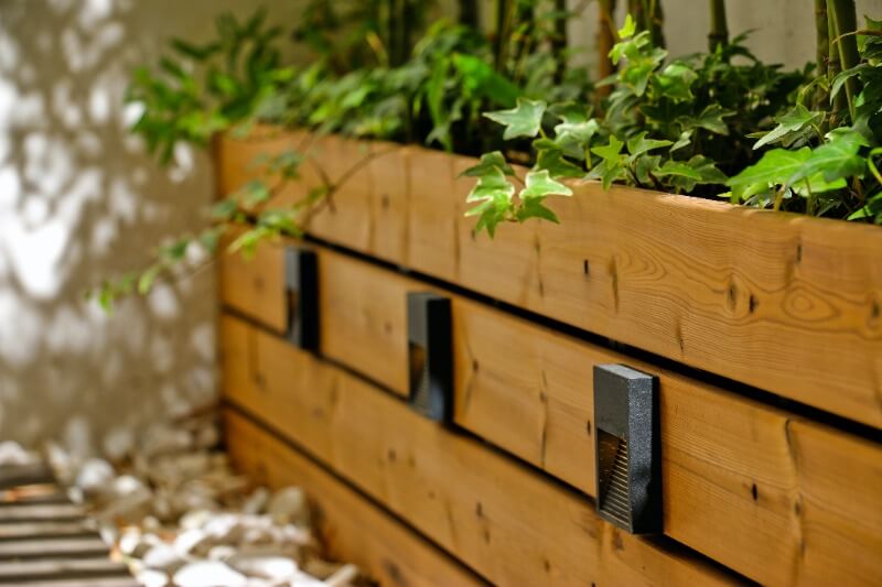 Small garden wall planter