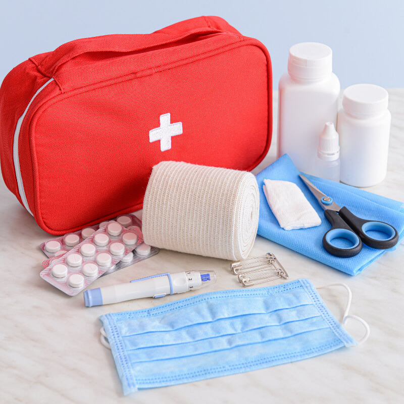 First aid kit for Malaysia Day