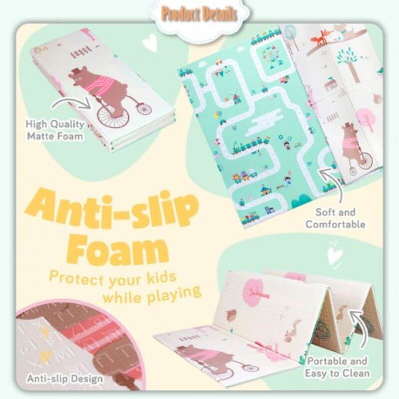 [Little B House] Waterproof Foldable Baby Play Mat 