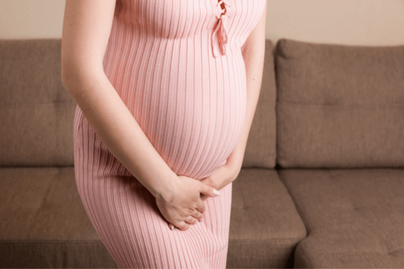 Needing to pee often and having a leaky bladder later in pregnancy are common occurrences.