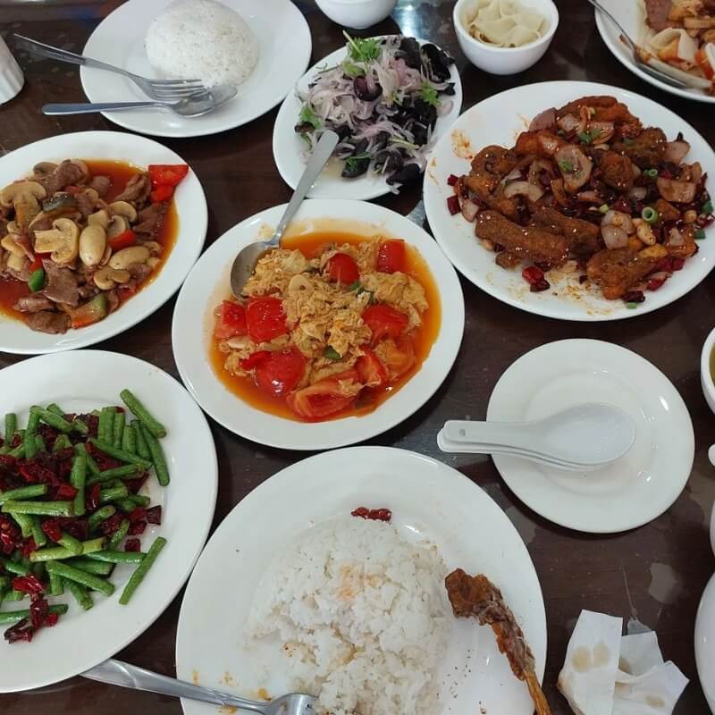 tomato eggs and other Xinjiang dishes