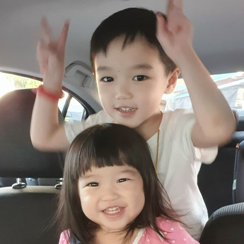 Cayden and Clarisse—my little angels