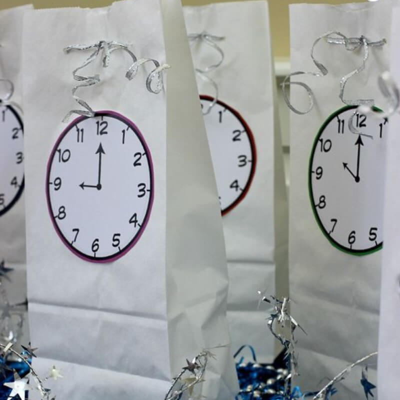 New Year's Eve Treat Bags